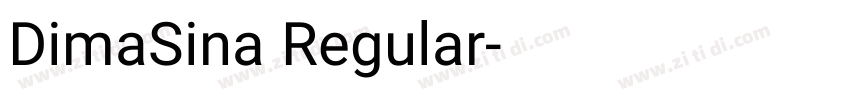 DimaSina Regular字体转换